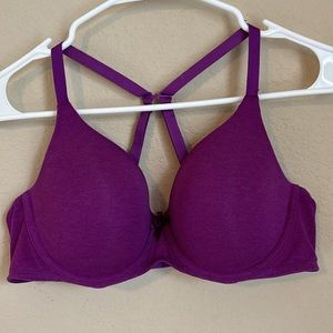 Ambrielle 38B Organic Cotton Underwire Full Coverage Bra